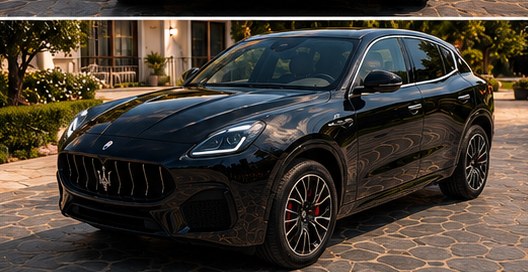 Maserati Grecale davanti a villa